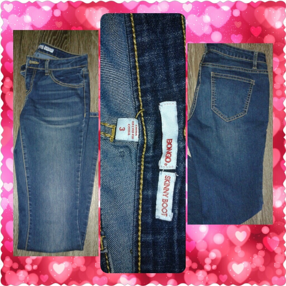 Juniors size 3 bootcut denim
